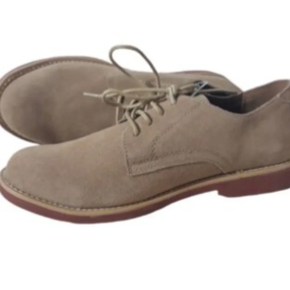 Classroom School Uniform Oxford Shoes Youth Size 9.5 Tan Lace up "Bucky" - Picture 5 of 10
